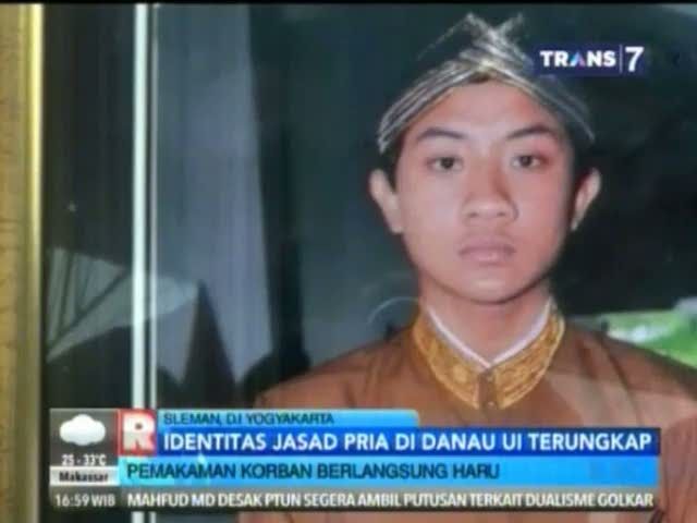 Identitas Jasad Pria di Danau UI Terungkap
