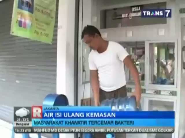 Air Galon Bermasalah, Masyarakat Khawatir Tercemar Bakteri