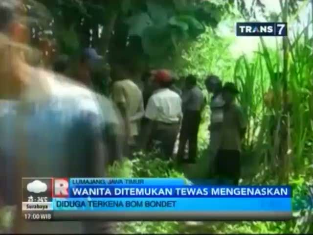 Wanita Tewas Dilempar Bom Ikan Jenis Bondet