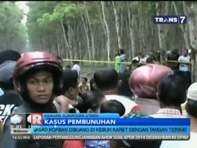 Mayat Pria Ditemukan di Kebun Karet dengan Tangan Terikat