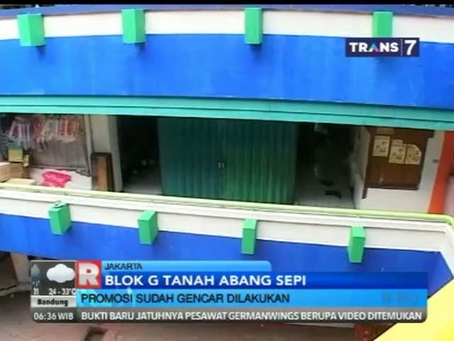 Revitalisasi besar-besaran Blok G Pasar Tanah Abang