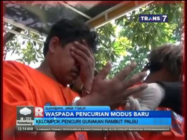 Maling Berbekal Ajimat Akik dan Rambut Palsu Berhasil Diamankan Polisi
