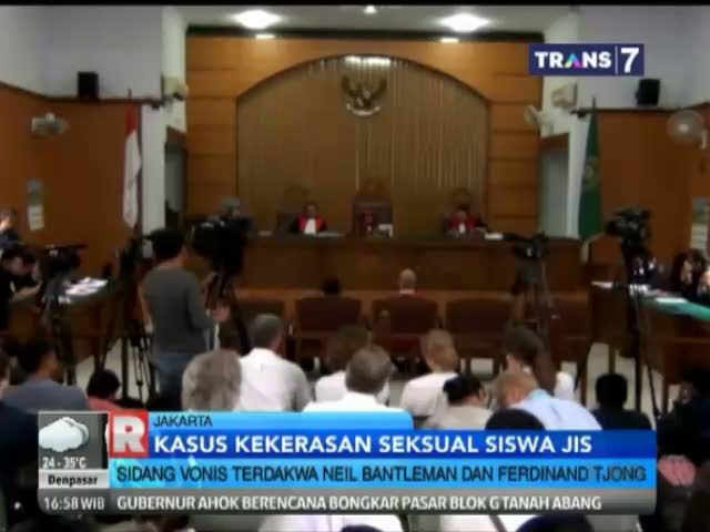 Sidang Vonis Terdakwa Kasus Pelecehan JIS