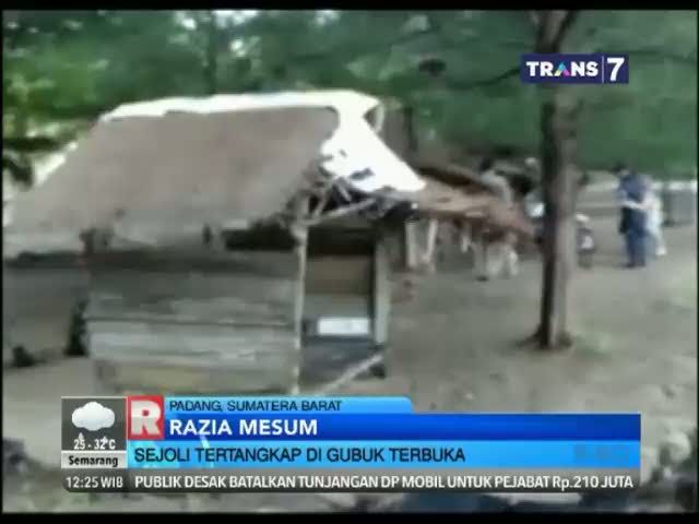 Petugas Gerebek Pasangan Mesum di Becak, Mobil Travel hingga di Gubuk Terbuka