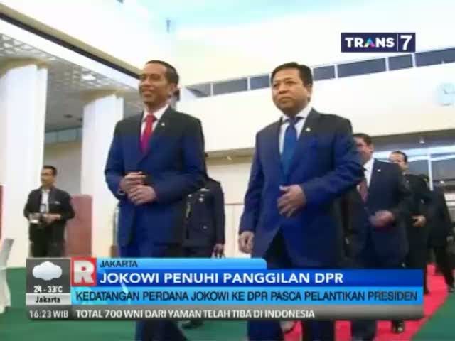 Jokowi Penuhi Panggilan DPR