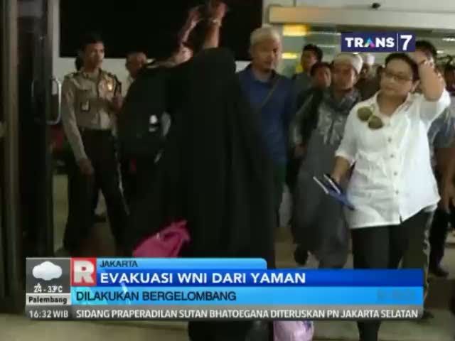 Evakuasi WNI dari Yaman Dilakukan Bergelombang