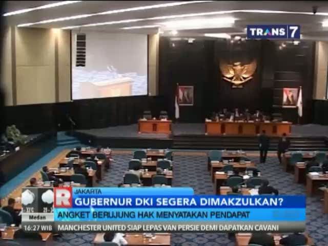 Gubernur DKI Jakarta Segera Dimakzulkan?