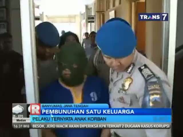 Pelaku Pembunuhan Satu Keluarga di Banyumas Ditangkap