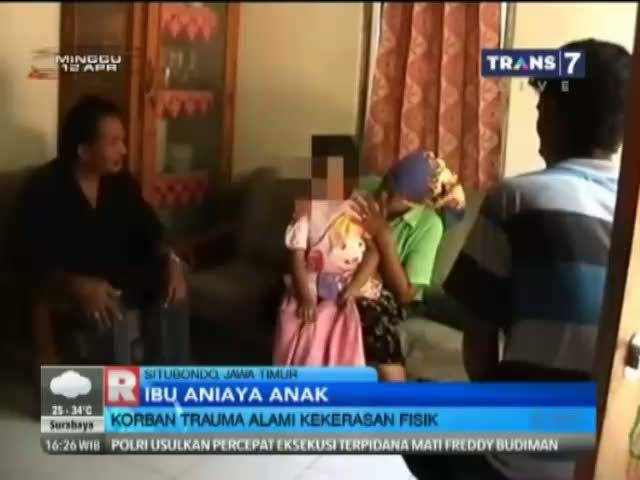 Ibu Tiri Siksa Anak Hanya Gara-Gara Meminta Telur Goreng