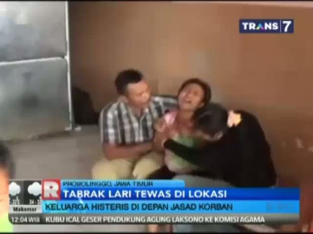 Keluarga Korban Tabrak Lari Histeris di Depan Jasad Korban