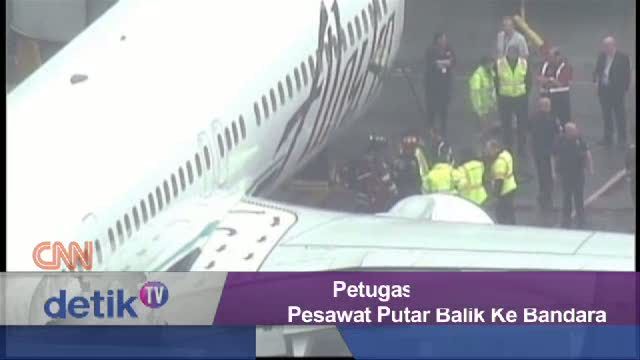 Petugas Terjebak di Bagasi, Pesawat Putar Balik Ke Bandara
