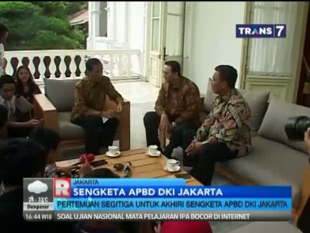 Jokowi Minta Sengketa APBD DKI Jakarta Segera Diakhiri