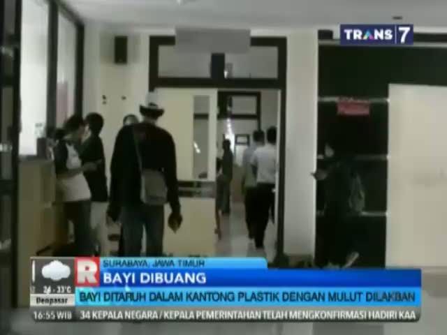 Penemuan Bayi dalam Kantong Plastik dan Mulut Dilakban