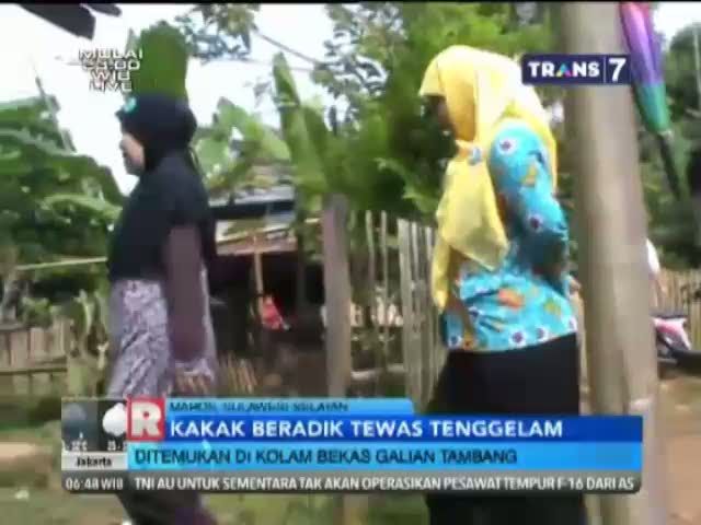 Kakak Beradik Tewas Tenggelam