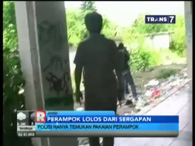 Perampok lolos dari sergapan
