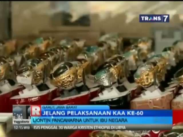 Liontin Garut untuk Ibu Negara