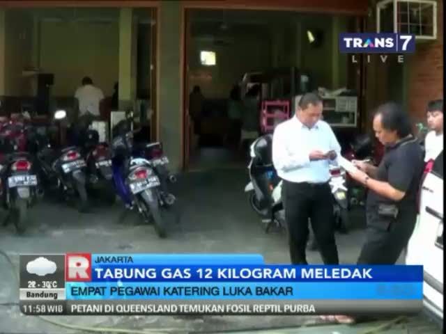 Tabung Gas 12 Kg Meledak, 4 Orang Alami Luka Bakar