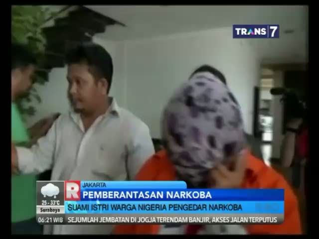 Suami Istri Warga Nigeria Pengedar Narkoba
