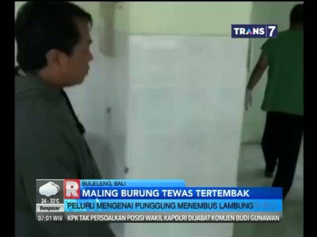Maling Burung Tewas Tertembak