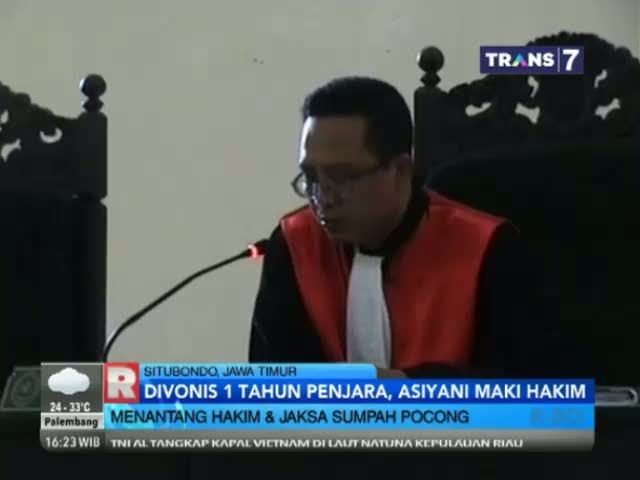 Divonis 1 Tahun Penjara, Nenek Asyani Maki Hakim