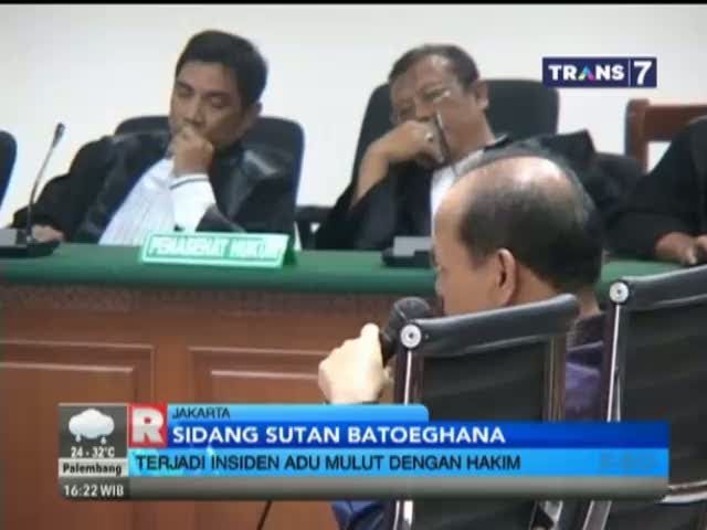 Eksepsi Ditolak, Sutan Bhatoegana Meradang