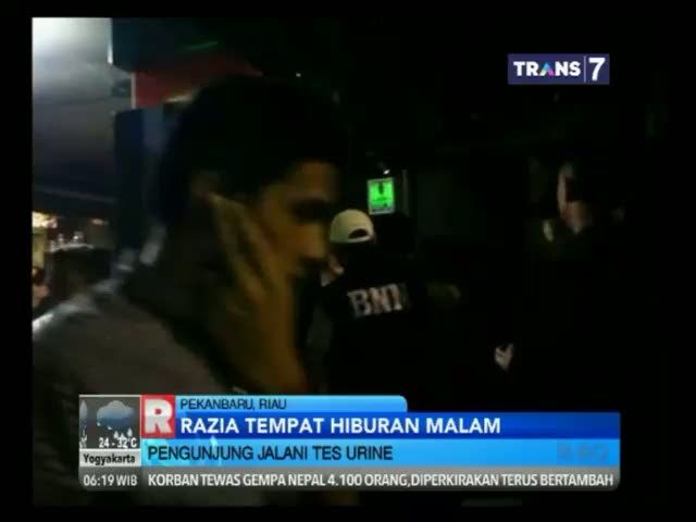 Razia Tempat Hiburan, 41 Orang Positf Narkoba