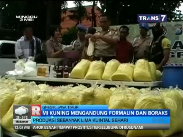 Lagi, Temuan Mi Formalin Siap Jual