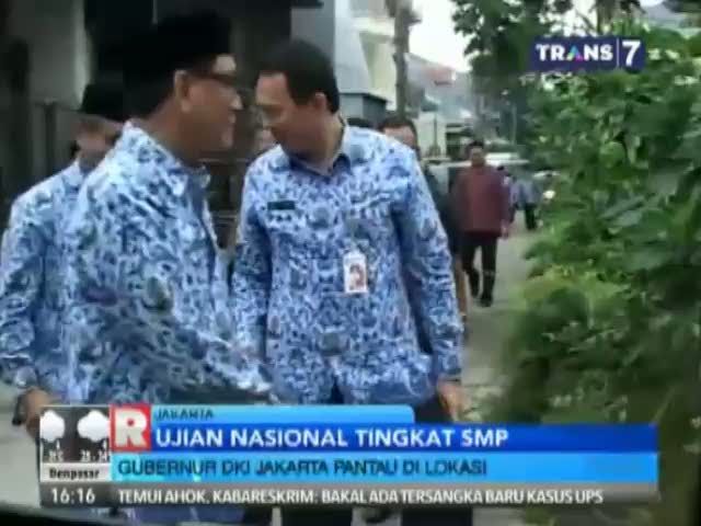 Ahok Pesan Siswa Junjung Kejujuran Dalam Menjalankan UN