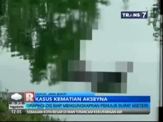 Grapholog Siap Ungkap Kematian Akseyna