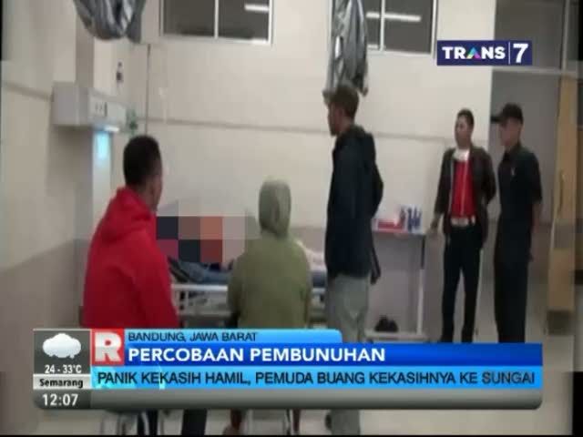 Panik Kekasih Hamil, Pemuda Buang Kekasihnya ke Sungai