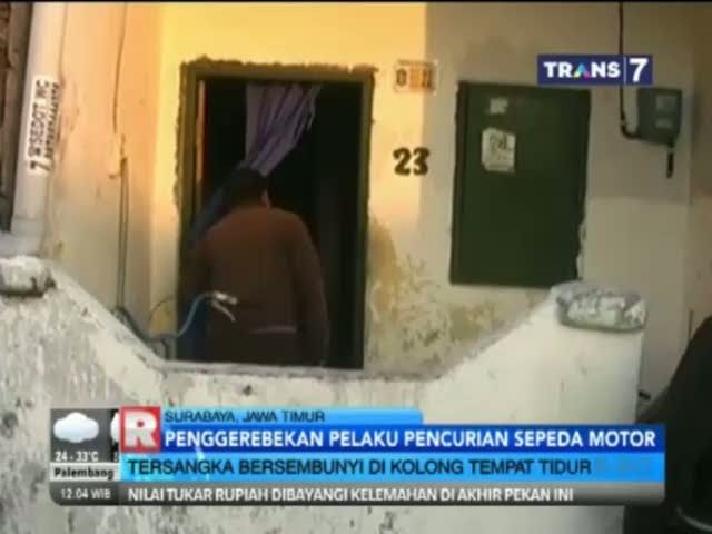 Penangkapan Pelaku Curanmor di Kolong Ranjang