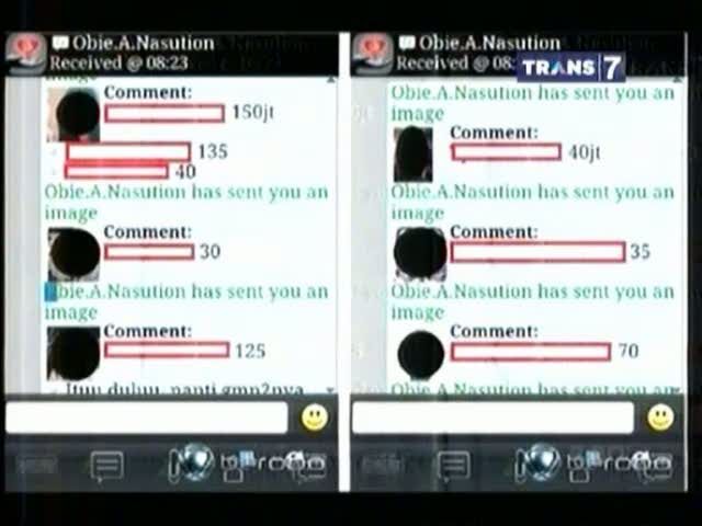 Beredar Capture Chat BBM Prostitusi Artis