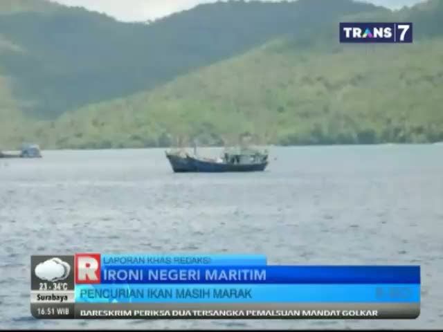 Kapal Pencuri Ikan Diledakkan