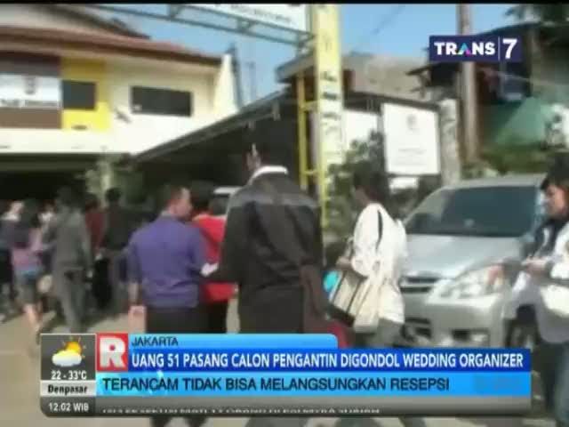 Uang 51 Pasang Calon Pengantin Digondol Wedding Organizer