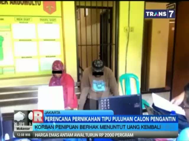 Pemilik Wedding Organizer Palsu Jadi Tersangka
