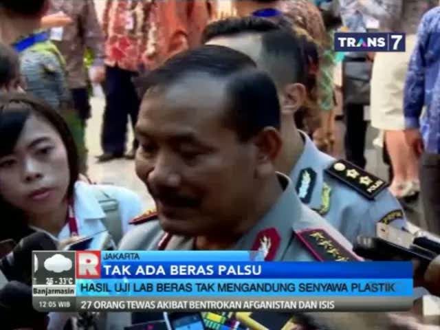 Tak Ada Beras Plastik