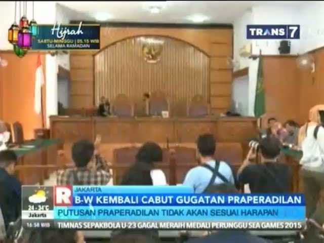 Bambang Widjojanto Cabut Gugatan Praperadilan