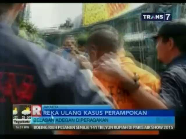 Reka Ulang Kasus Penembakan Juragan Beras