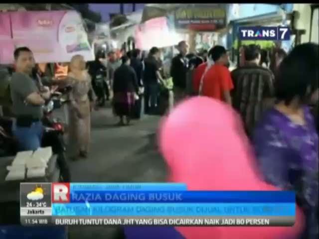 Ratusan Kilogram Daging Busuk Dijual untuk Soto 