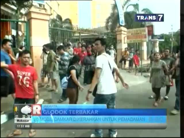 Pasar Glodok Terbakar