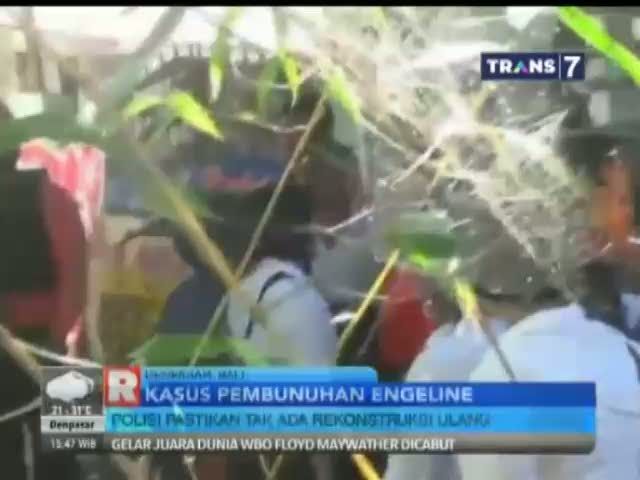 Tidak Ada Reka Ulang Pembunuhan Angeline
