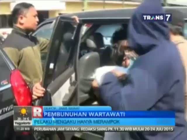 Pembunuh Wartawan di Depok Mengaku Hanya Merampok