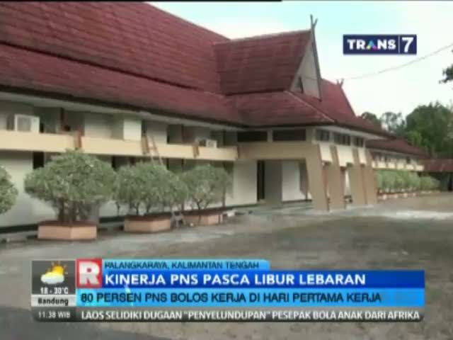 PNS Bolos di Hari Pertama Kerja