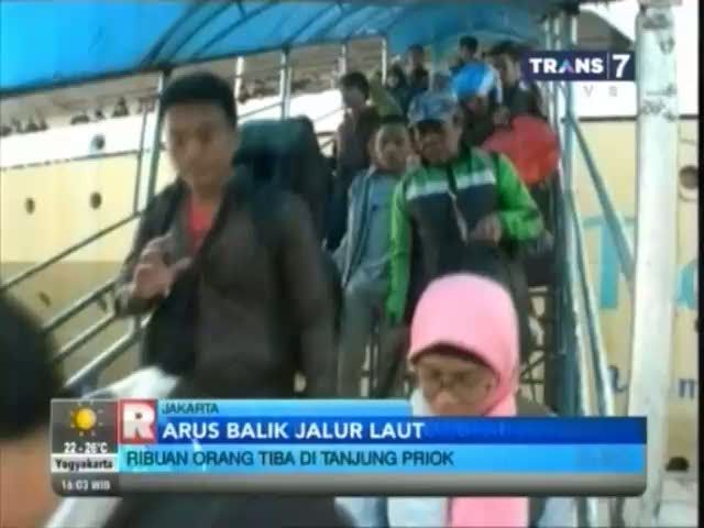 Arus Balik Jalur Laut di Pelabuhan Tanjung Priok