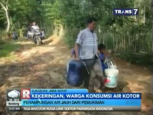 Kekeringan, Warga Konsumsi Air Kotor