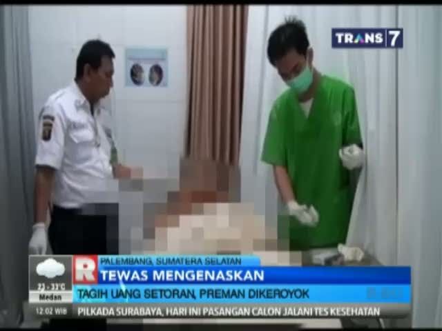 Tagih Uang Setoran, Preman Tewas Dikeroyok