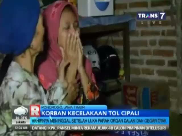 Korban Kritis Tol Cipali Meninggal Dunia