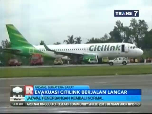 Evakuasi Citilink Berjalan Lancar
