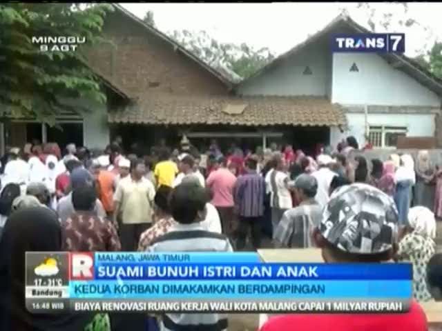 Suami Bunuh Istri dan Anak Lalu Coba Bunuh Diri