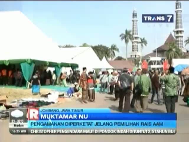 Pengamanan Muktamar NU Diperketat